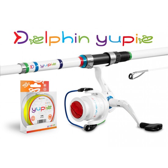 Set Combo Delphin - Set pentru copii Yupie 2.40m 3T 0.25mm